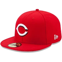 Cincinnati Reds New Era Youth Home Authentic Collection On-Field 59FIFTY - Chapeau ajusté Rouge