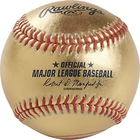 Casquette de baseball en cuir doré Rawlings des Reds de Cincinnati