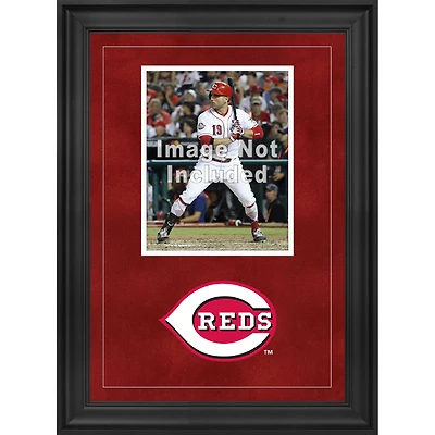 Cadre photo vertical de luxe 8" x 10" des Reds Sox de Cincinnati avec logo de l'équipe