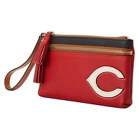 Dooney & Bourke Cincinnati Reds Poignet à double fermeture éclair