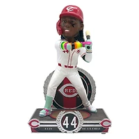 Figurine à tête branlante exclusive Elite Icon de 8 pouces des Reds de Cincinnati de FOCO Elly De La Cruz