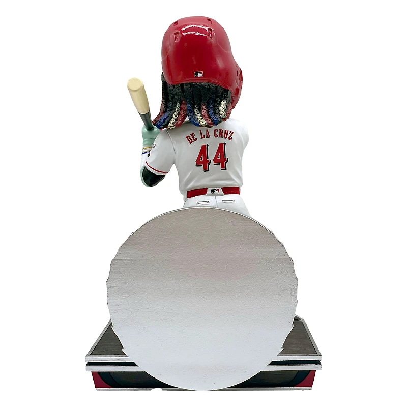 Figurine à tête branlante exclusive Elite Icon de 8 pouces des Reds de Cincinnati de FOCO Elly De La Cruz