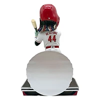 Figurine à tête branlante exclusive Elite Icon de 8 pouces des Reds de Cincinnati de FOCO Elly De La Cruz
