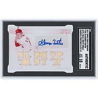 George Foster Cincinnati Reds Autographié 2011 Topps Triple Threads Magenta Impression Plate White Whale Bat Relic #TTAR-20 #1/1 SGC Authentifié Auth/Auto 10 Carte