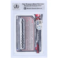 V106832 REDS Hunter Greene Cincinnati Reds Carte de recrue autographiée 2018 Bowman Chrome Prospects #BCP48 Beckett Fanatics Witnessed Authenticated 9/10 Rookie AUT Hunter Greene CARTES À ÉCHANGER BWM 45646 AUTTRC CA01B00074 #3