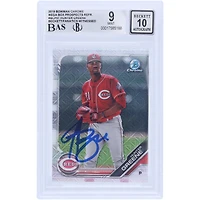 V106832 REDS Hunter Greene Cincinnati Reds Autographié 2019 Bowman Chrome Mega Box Prospects Refractor #BCP51 Beckett Fanatics Witnessed Authentifié 9/10 Carte Hunter Greene AUT BWM TRADING CARDS 45646 AUTTRC CA01B00076 #5