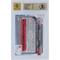 Hunter Greene Cincinnati Reds 2019 Bowman Chrome Prospects Mega Box Refractor #BCP-51 Beckett Fanatics Witnessed Authenticated 10/10 Card - 9.5,10,10,10 Subgrades