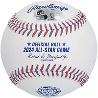 Hunter Greene Cincinnati Reds Autographed 2024 MLB All-Star Game Logo Baseball