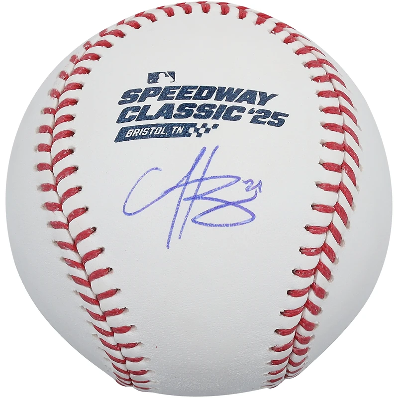 Balle de baseball Speedway Classic 2025 autographiée par Hunter Greene des Reds de Cincinnati