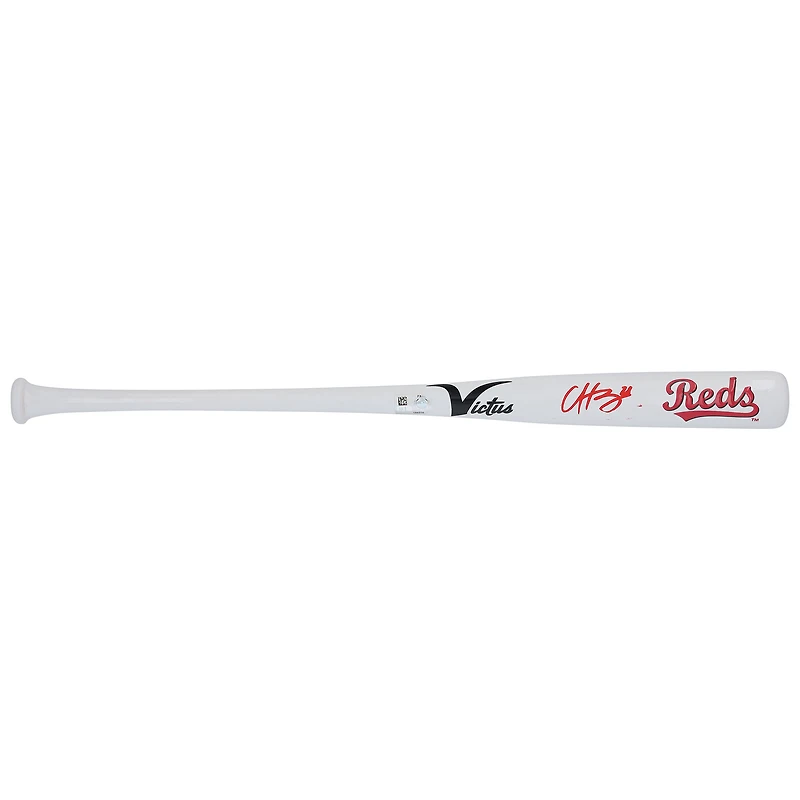 Hunter Greene Cincinnati Reds Mini batte autographiée Victus Team ID