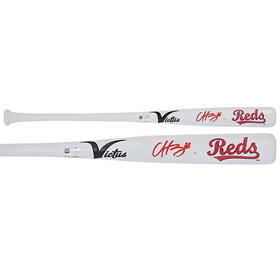 Hunter Greene Cincinnati Reds Mini batte autographiée Victus Team ID