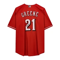 Maillot réplique Nike autographié de Hunter Greene, joueur des Reds de Cincinnati