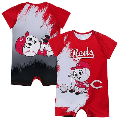 Infant Outerstuff Red Cincinnati Reds Baby Mascot Bodysuit