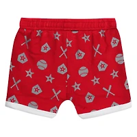 Ensemble de couvre-couches pour bébé rouge Cincinnati Reds On Deck 2 pièces