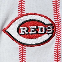 Cincinnati Reds - Combinaison Power Hitter à fines rayures blanches pour bébé
