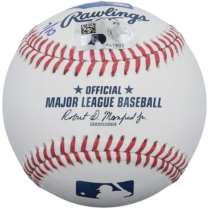 Balle de baseball autographiée par Joey Votto des Reds de Cincinnati avec plusieurs inscriptions - Édition limitée à 10 exemplaires