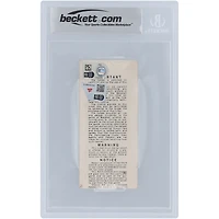 Billet autographié par Johnny Bench des Cincinnati Reds pour le match 3 des World Series 1976, dont les fans de Beckett ont été témoins. Billet authentifié du 19 octobre 1976