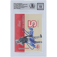 Johnny Bench Cincinnati Reds Autographed 2003 Fleer Flair Greats Classic Numbers Jersey Relic #JB Beckett Fanatics Witnessed Authenticated 10 Card 