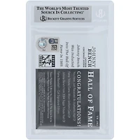 Johnny Bench Cincinnati Reds Autographed 2004 Topps Tribute Hall of Fame Jersey Relic #TR-JB2 Beckett Fanatics Witnessed Authenticated Card