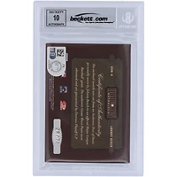 Johnny Bench Cincinnati Reds Autographed 2005 Donruss Timeless Treasures Home Run Materials Jersey Relic #HRM-4 #/71 Beckett Fanatics Witnessed Authenticated 10 Card