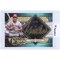 Johnny Bench Cincinnati Reds Autographed 2022 Topps Five Star Golden Graphs #GG-JB #14/30 Card
