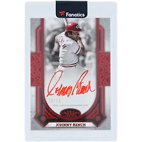 Johnny Bench Cincinnati Reds Autographed 2024 Topps Tier One Red Ink #PPA-JB #10/10 Card