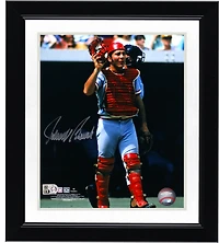 Johnny Bench Cincinnati Reds Autographed 8" x 10" In Catchers Gear Photograph