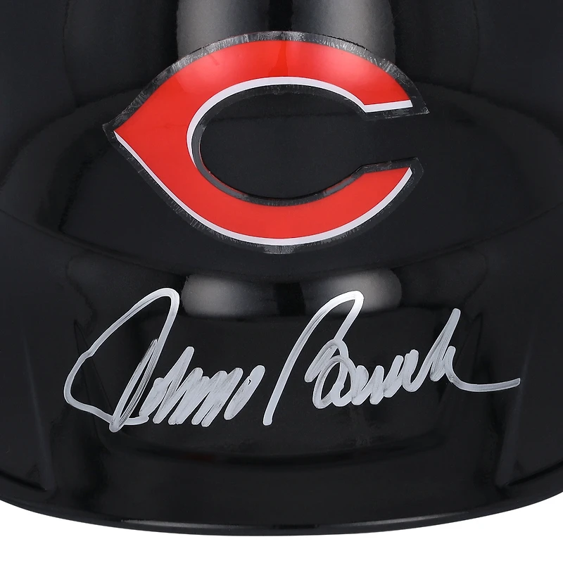 Casque de frappeur Mach Pro autographié par Johnny Bench des Cincinnati Reds - Exclusivité Fanatics