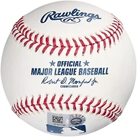 Balle de baseball autographiée par Johnny Bench des Reds de Cincinnati avec inscription « MVP de la Ligue nationale 1970 et 1972 ».