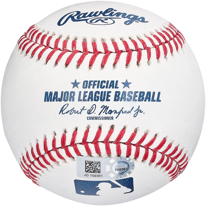 Baseball autographié par Johnny Bench des Cincinnati Reds avec l'inscription « 76 WS MVP »