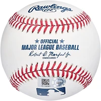 Baseball autographié par Johnny Bench des Cincinnati Reds avec l'inscription « 76 WS MVP »