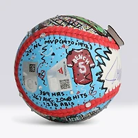 Johnny Bench Cincinnati Reds Autographed Baseball with "Big Red Machine" Inscription - Art by Charles Fazzino - NF70445464
