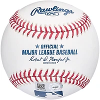 Baseball autographié par Johnny Bench des Cincinnati Reds avec l'inscription « MLB Debut 8/28/67 »