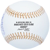 Baseball avec gant doré autographié par Johnny Bench des Cincinnati Reds et inscription « 10x Gold Glove »