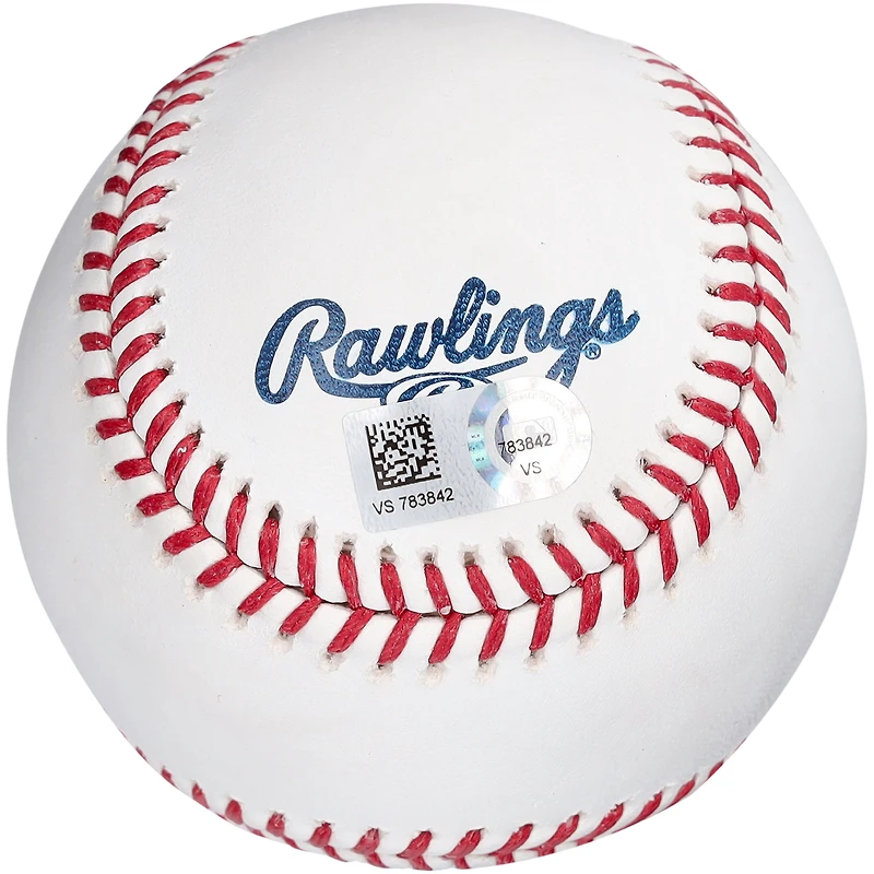 Baseball autographié par Johnny Bench des Cincinnati Reds avec l'inscription "HOF 89"