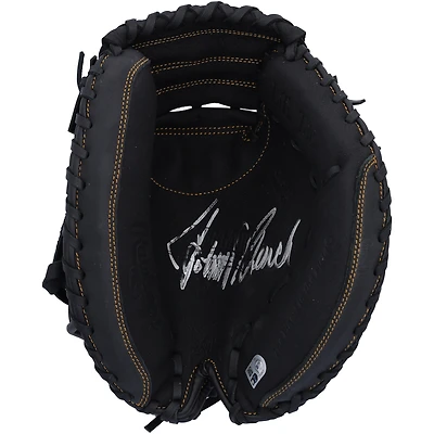Gant de receveur Rawlings autographié par Johnny Bench des Cincinnati Reds