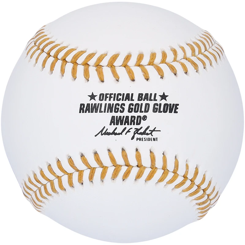 Gant de baseball doré autographié par Jose Trevino des Reds de Cincinnati