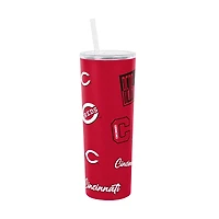 Logo Brands Cincinnati Reds 30oz Dreamweave Straw Tumbler