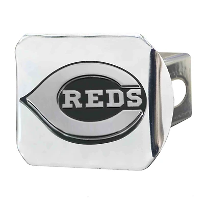 Logo Brands Cincinnati Reds Chrome on Chrome Hitch Cover