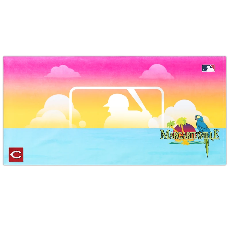 Margaritaville Serviette de plage de l'équipe des Reds de Cincinnati