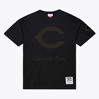 T-shirt noir Mitchell & Ness Cincinnati Reds Cooperstown Collection Phantom pour homme