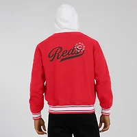 Veste à capuche boutons-pression complète pour homme Darius Rucker Collection by Fanatics Red Cincinnati Reds