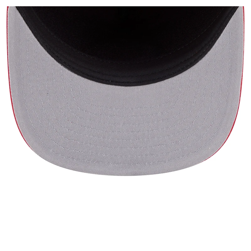 Men's New Era  Red Cincinnati Reds Championship Side Flag A-Frame 59FIFTY Fitted Hat