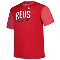 Men's Profile Elly De La Cruz Red Cincinnati Reds Big & Tall Name Number T-Shirt