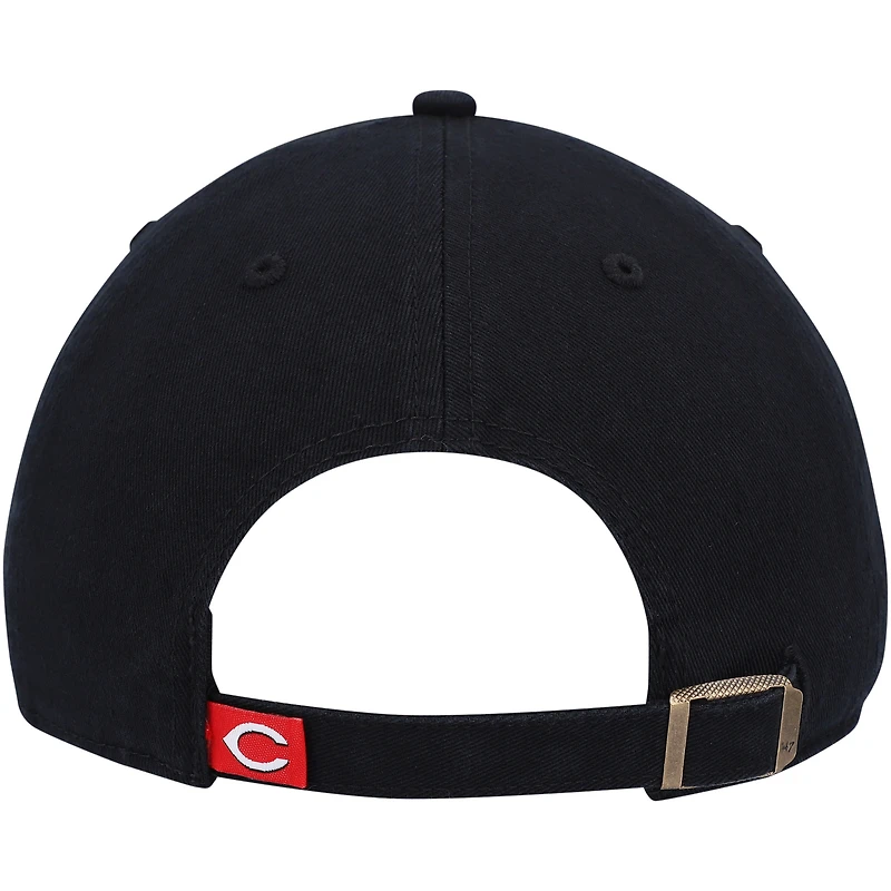 Casquette réglable Clean Up Collection Cincinnati Reds Cooperstown '47 pour homme