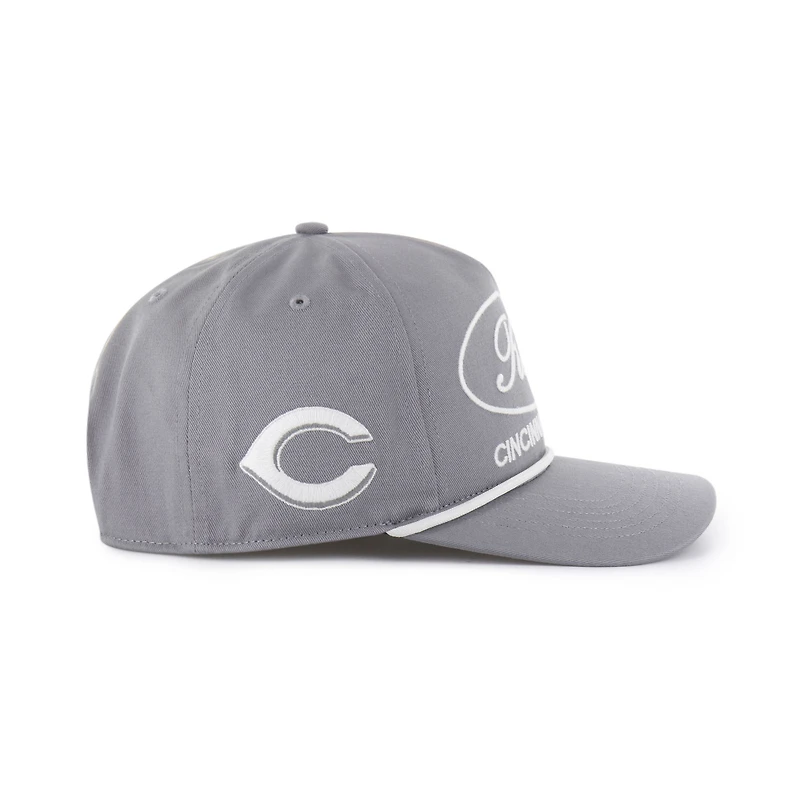 Casquette ajustable Foundational Hitch grise '47 pour homme des Cincinnati Reds