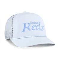 Casquette de camionneur ajustable bleu clair « 47 » des Reds de Cincinnati, avec inscription Foundation Hitch