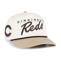 Casquette ajustable « 47 Natural/Beige Cincinnati Reds » pour homme