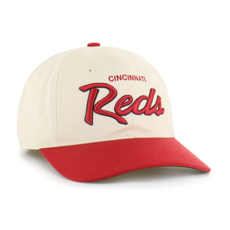 Casquette ajustée Crosstown Franchise '47 Natural Cincinnati Reds pour homme