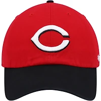 Casquette réglable Cincinnati Reds Clean Up '47 rouge/noir pour homme